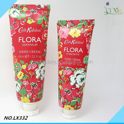 China Cosmetics hand cream cosmetic luxury round tube packaging for sale