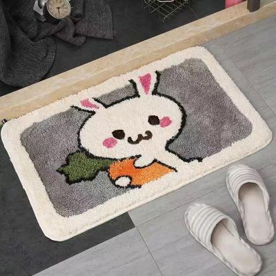 China Beautiful Washable Cardboard Pashmina Custom Design Carpet Cover Die Cut Door Floor Mat Rugs for sale