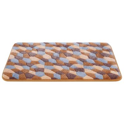 China High Quality Microfiber Plush Blanket Non-Slip Water Absorbent Soft Microfiber Floor Mat Thick Bath Mat for sale