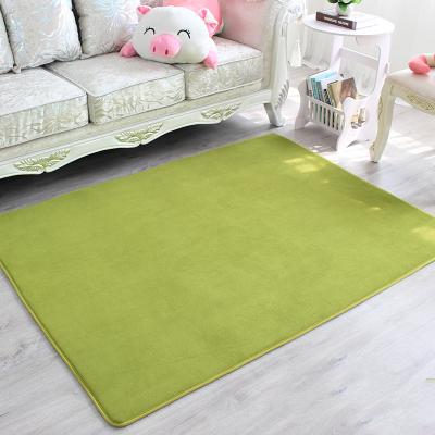 China Custom Made Bedroom Various Color Home Coral Velvet Carpet Baby Room Floor Mat Blankets Rug à venda