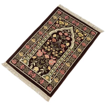 中国 Non-Slip Muslim Carpet Ramadan Prayer Mat Islamic Prayer Mat Travel Pocket Portable Muslim Prayer Blanket 販売のため