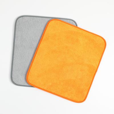 China Reversible Microfiber Absorbent Strong Hot Viable Drying Mat Machine Washable Dish Drying Mats For Kitchen Counter for sale