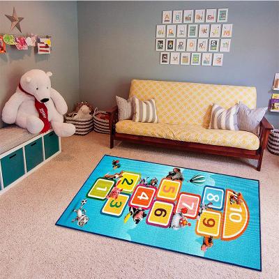 China Educational Toy New Design Colorful Floor Blankets Carpet Children Education Care Mat Kids Room Carpet Game For Children Room for sale