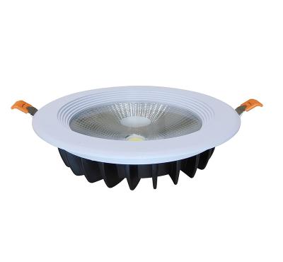 China High efficiency high light pot lights round recessed led cob downlight for living room hotel bedroom home lobby for sale