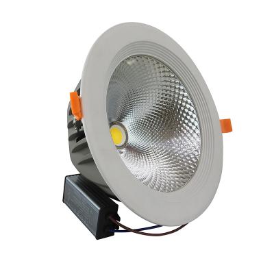 China Smart Light Recessed Round Spring Downlights LED Ceiling COB Panel Home Office Hotel 7w 10w 15w 30w for sale