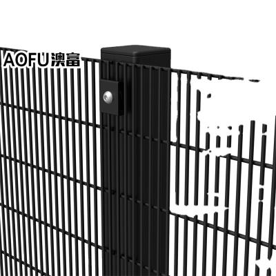 China Easily Assembled Powder Coated Security Fence 358 Anti Climb Barrier Specification 12.7mmx76.2mm Anti Climb Barrier for sale