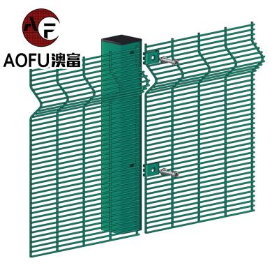 China Easily assembled customized fixed clearvu electrified cutprison price corromesh hot dip galvanized 358 fence high security fence panels for sale