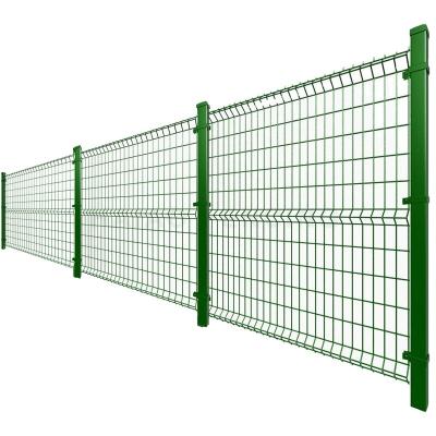 China Hot Selling Easily Assembled Molds Professional 3D ABS Decoration Wall Fence Curved Fence Panels Plastic Bending Wire Mesh Outdoor Fencing for sale