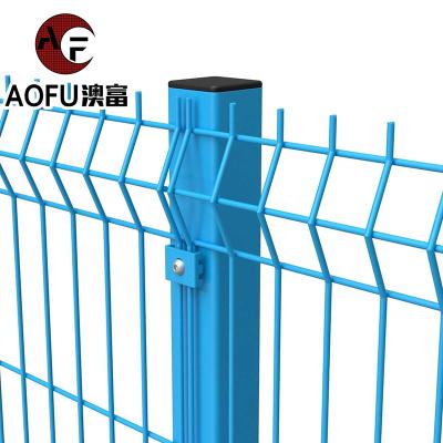 China Easily Assembled 3D Curved Welded Steel Fence Durable PVC Coated High Quality Customized Size Green Galvanized Welded Wire Mesh for sale