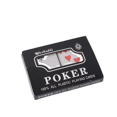 China Plastic Professional Manufacturer Custom Printing Playing Card High Quality 100% Plastic Waterproof Playing Cards Casino Poker Wholesale for sale