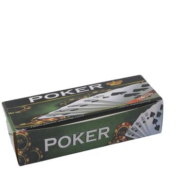 China Entertaiment Playing Cards Professional Manufacturer Custom Printing Playing Card High Quality 100% Plastic Waterproof Playing Cards Casino Poker Wholesale for sale