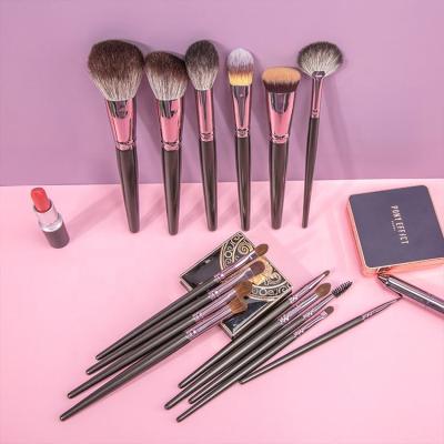 China Angular Blush Wholesale Makeup Brush Set Customize High Quality Makeup Brushes for sale