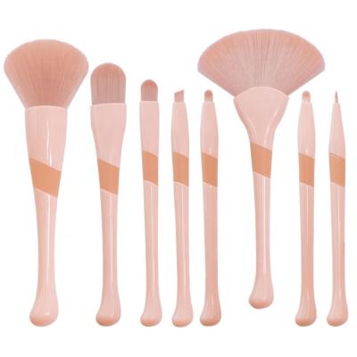 China Cute Flat Brush Pink Makeup Brush Set Makeup Brush Set Makeup Brush Set for sale