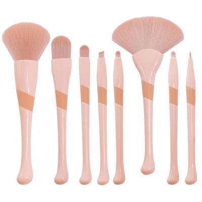 China Custom Flat Brush Makeup Brush Mini Makeup Brush Set Private Label Makeup Brush Set for sale