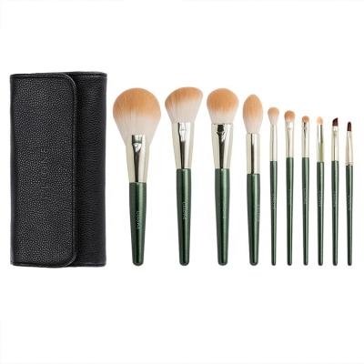 China Angular Blush Makeup Brushes Wholesale Private Label Makeup Brush Set for sale