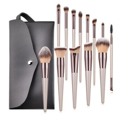 China Angular Blush High Quality Makeup Brushes Pack For Custom Makeup Brush Set Makeup Brushes Hot Stamping for sale