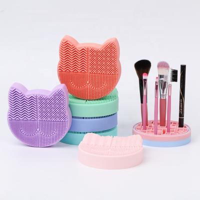 China Eco-friendly silicone make up brush cleaner protection cleaning brush tool makeup brush cleaner for sale