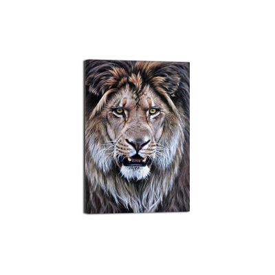 China Black Waterproof+ECO-Friendly Decoration Oil Art Poster Animal African Canvas Painting Great For Home Office for sale