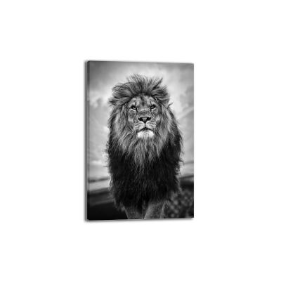 China Modern Wall Art Pieces Popular Animal Oil Painting Lion Picture Home Decoration Canvas Waterproof + Eco-friendly HD Digital Print Abstract for sale