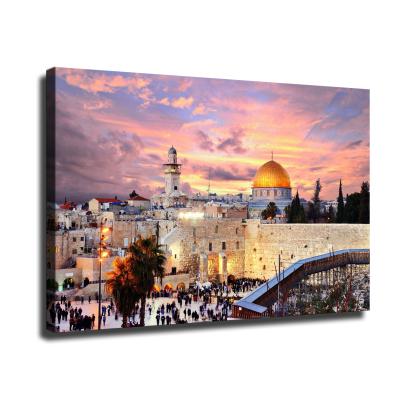 China Waterproof+ECO-Friendly Islamische Islam Canvas Wall Art Portrait Islamic Oil Abstract Poster Islamic Painting For Muslims for sale