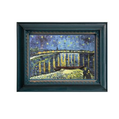 China Starry Night Van Gogh CLASSIC Handmade Oil Painting on Canvas for sale