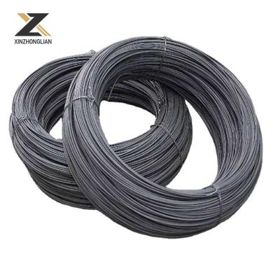 China Technique Hot Rolling SAE1006 / SAE1008 Carbon Wire 5.5 mm / 6.5 mm Black Steel Wire Rod for sale