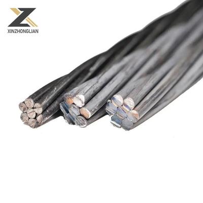 China CFR Payment Term High Tensile Wire 12.7mm Spiral Surface Prestressed Steel Wire Cable for sale