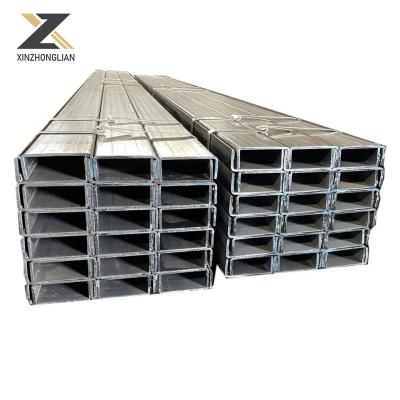 China Warmgewalzte C-Kanalstahl S235jr S355jr A36 Ss400 Galvanized Steel Q235 Kanalsektion zu verkaufen