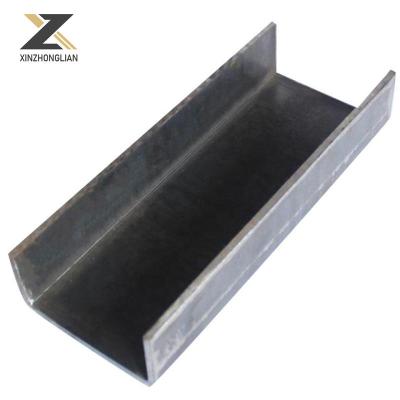 China Q235 Q345 JIS GB Canais galvanizados U-formado Canais de aço Canais de aço à venda