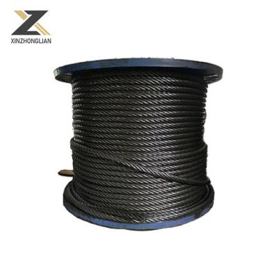 China 12.7mm PC Strand High Tensile Prestressed Concrete Bonded PT Strands Cables Wire Strand for sale