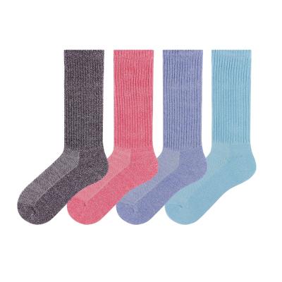 China For diabetics & people with arthritis 2022 men's women's socks non-binding slouch socks loose polyester diabetic socks for sale