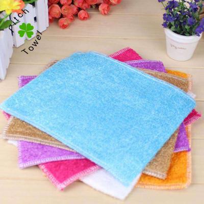 China QUICK DRY Natural Organic Absorbent Bamboo Fiber Dish Wash Fabric for sale