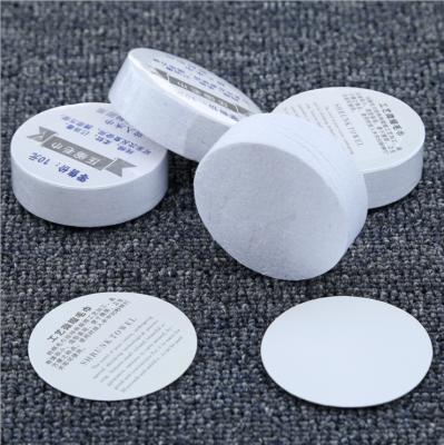 China Wholesale Biodegradable Compressed Egg Compressed Mini Magic Facial Wet Towels Disposable Towel for sale