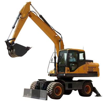 China Farm China Popular Earth Moving Construction Machinery Machine For Farm Use Electric Wheel Excavator for sale