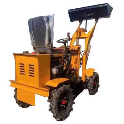 China Farm China New Mini Radlader For Garden Farm Orchard Vacuum Tyre 4WD Wheel 22hp Rcm Loader With CE EPA Euro 5 Engine for sale