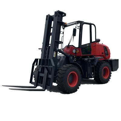 China Farm China CE EPA New 5 T 6 T Lifting 4 m Electric Diesel Forklift New Rough Terrain Forklift For Sale for sale