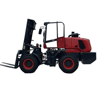 China Farm China Ce Epa Hot Sale High Quality Outdoor Use 4x4 Diesel Rough Terrain Forklift for sale