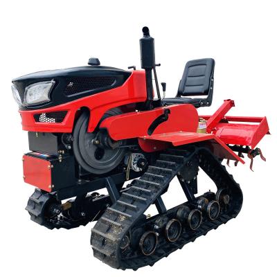 China Farm China Factory Direct Sale With Ce Epa 25 Hp Both Flood And Drought Mini Crawler Tiller Rotary for sale