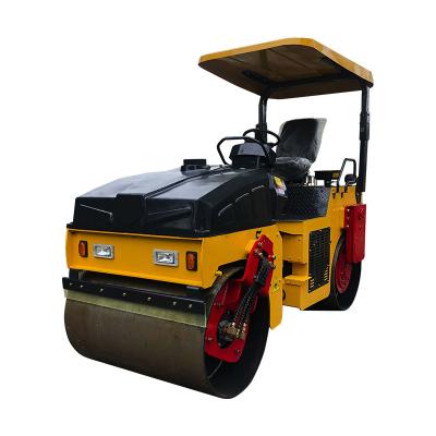 China Farm Small 3.5 T Diesel Hydraulic Drive Road Roller Machine Double Drum Made In China for sale