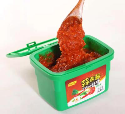 China Cold Noodles Stick Type 500g Chilli Garlic Sauce Making for sale