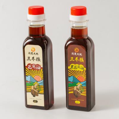 China Food Cooking And Dressing 280ml Pure Sesame Oil For White Sesame Seeds Oil And Black Sesame Seed Oil for sale