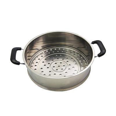 China Home Kitchen Hotel Room Restaurant Factory supply 304 410 material 2 layers stainless steel steamer pot for custom for sale