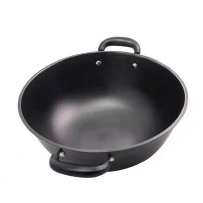 China New Arrival Sustainably Cast Iron Black Multifunctional Soup Casserole Pot For Kitchen Supplies for sale