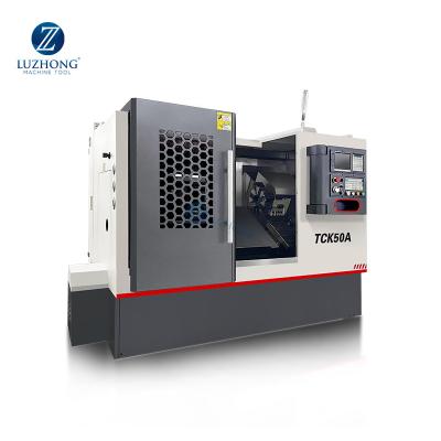 China Multi Purpose Metal Working CNC Turning Lathe Of Full Automatic CNC Lathe Machine TCK50Ax800 With Fanuc Control for sale