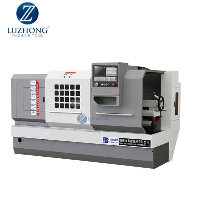 China Cheap factory price gsk cnc lathe machine CAK6140 horizontal bed cnc turning milling horizontal metal turning center lathe machine for sale