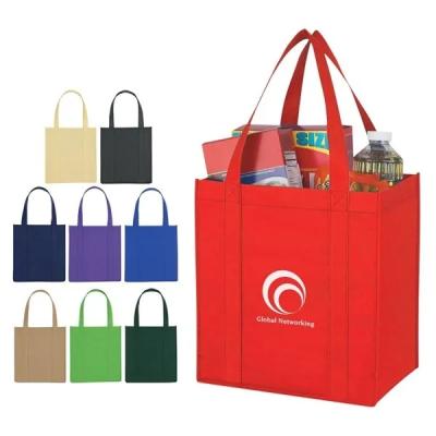 China Custom Eco-friendly Logo Printed Reusable Non Woven Shopping Bag With Factory Price for sale