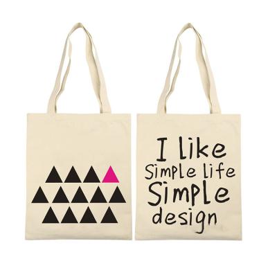 China Durable 100% Organic Cotto Bag Tote With Customize Logo Cotton Bag Eco for sale