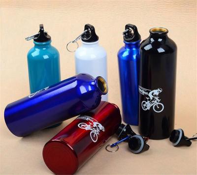 China Viable Wholesale Promotional Logo Printed Cheap Aluminum Sport Water Bottle for sale