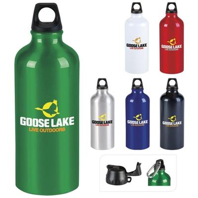 China Custom Aluminum Bottle Sports Logo Viable Promotional WaterBottle for sale