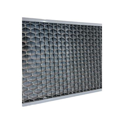 China Manufacturing Plant Wholesale New Materials Patented Product Cellular aluminum Garment Shops air inlet louver louver for sale